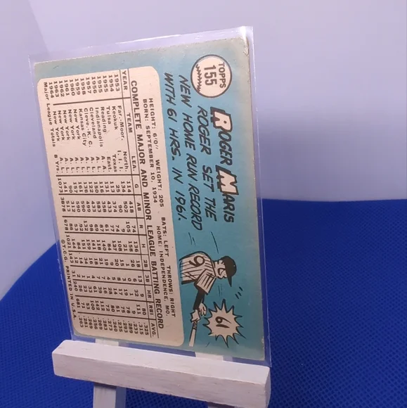 1965 Topps #155 Roger MarisYankees